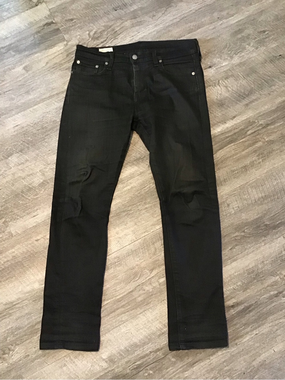 Slim Straight Men's Black Jeans